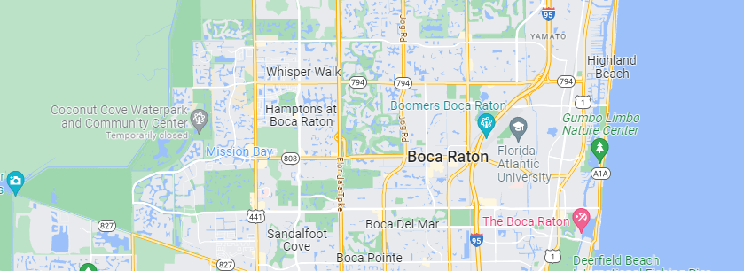 Boca Raton Florida Map