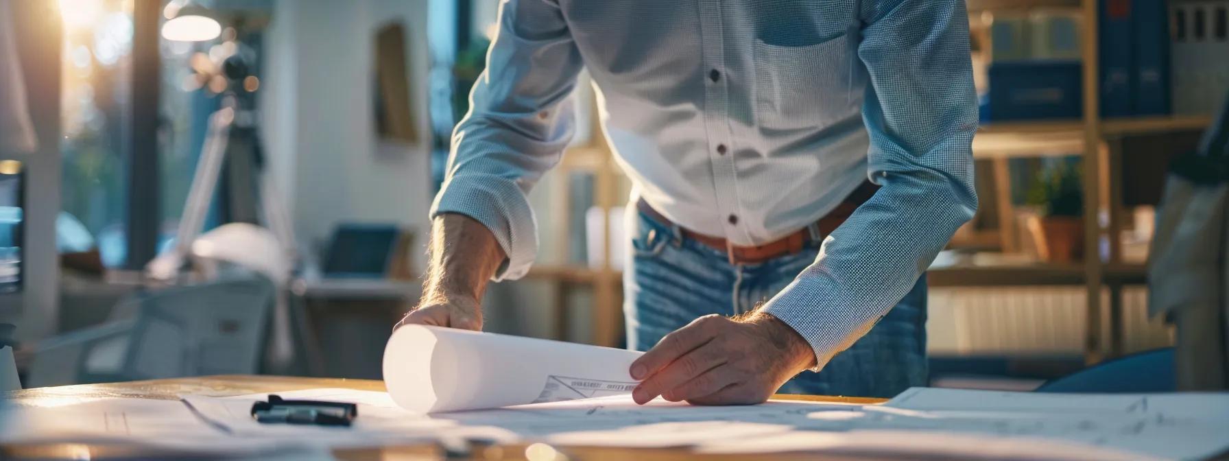 a professional roofing contractor in a well-lit office space consults with a homeowner, surrounded by blueprints and samples, showcasing a blend of trust and expertise essential for emergency roofing services in pompano beach. a professional roofing contractor in a well-lit office space consults with a homeowner, surrounded by blueprints and samples, showcasing a blend of trust and expertise essential for emergency roofing services in pompano beach.