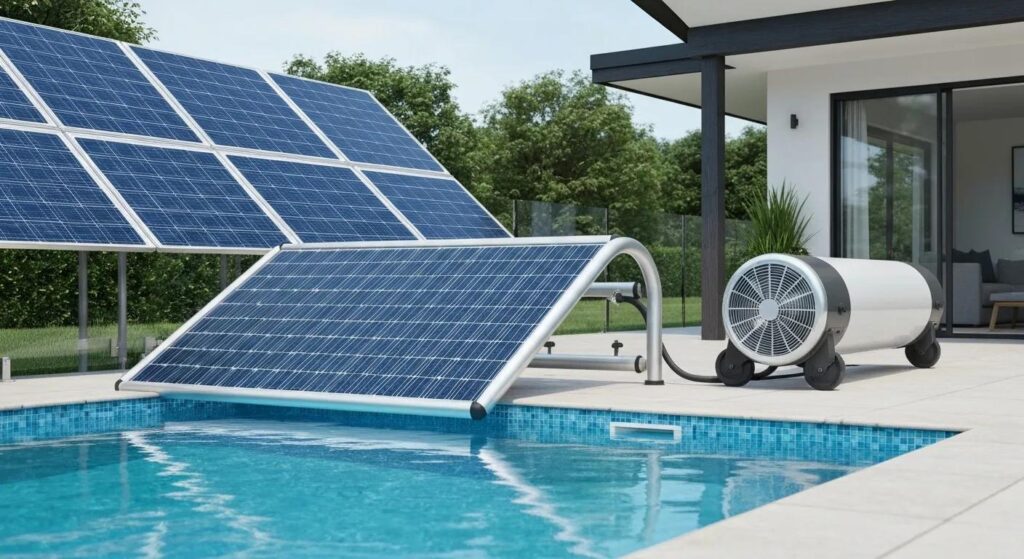 Solar vs Traditional Pool Heaters